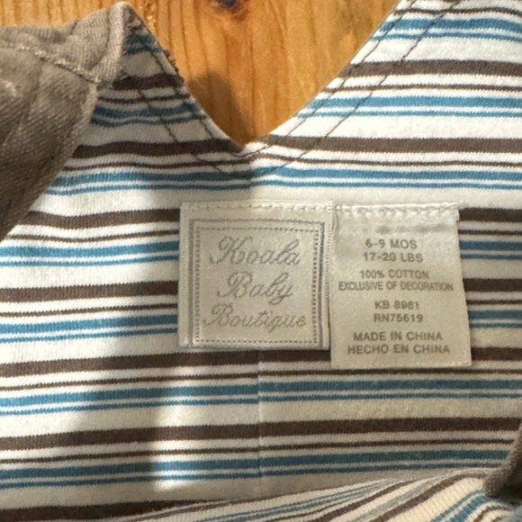 Stylish Kids' Brown Overalls with Fun Patch Accents - Picture 2 of 4